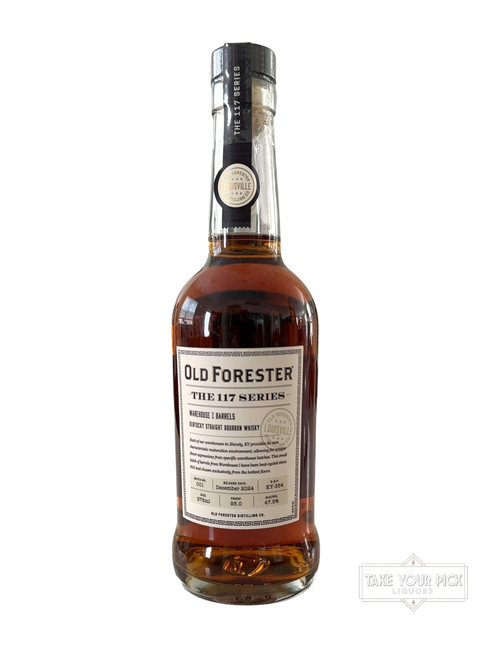 2024 Old Forester The 117 Series Warehouse I Barrels 95 Proof 375ml