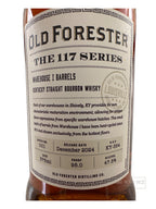 2024 Old Forester The 117 Series Warehouse I Barrels 95 Proof 375ml