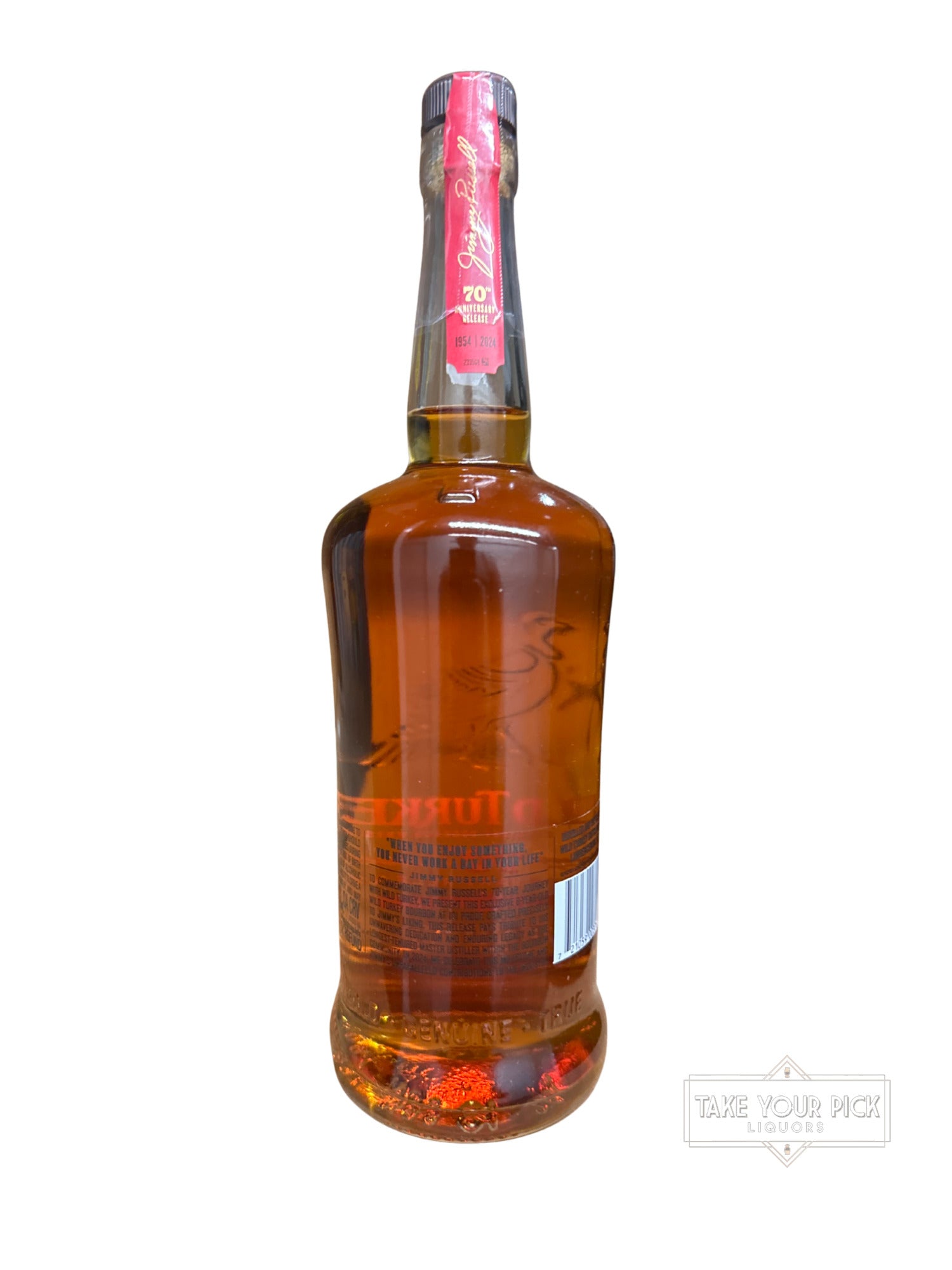 2024 Wild Turkey 70th Jimmy Russell Anniversary Release 101 Proof 750ml
