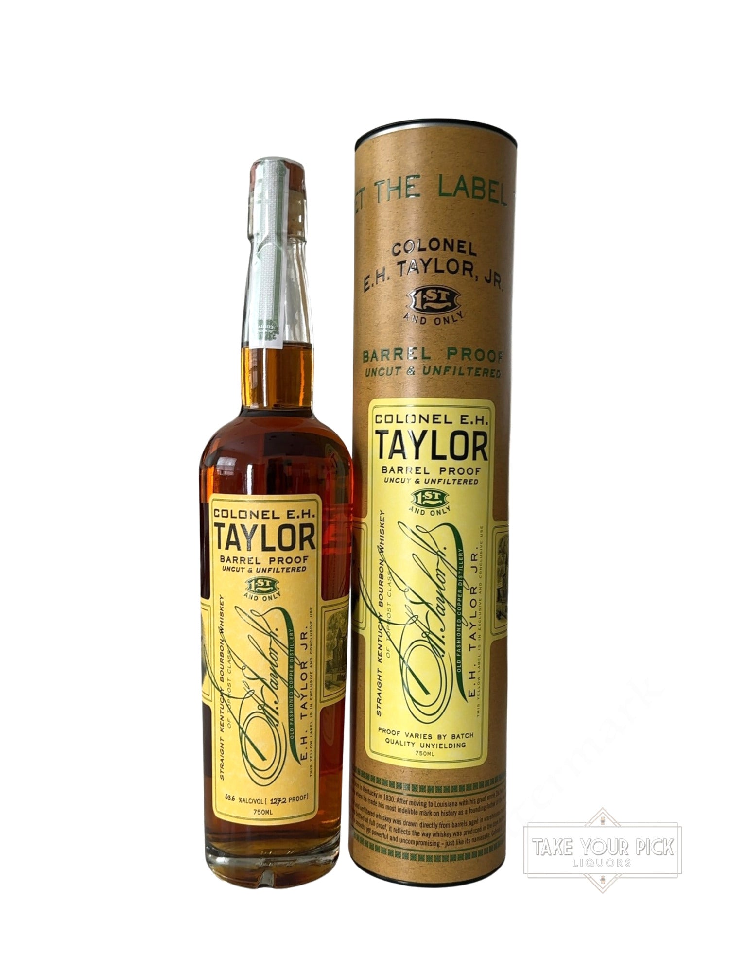 2025  Colonel E.H. Taylor Barrel Proof Uncut & Unfiltered 127.2 Proof 750ml (Batch 14)