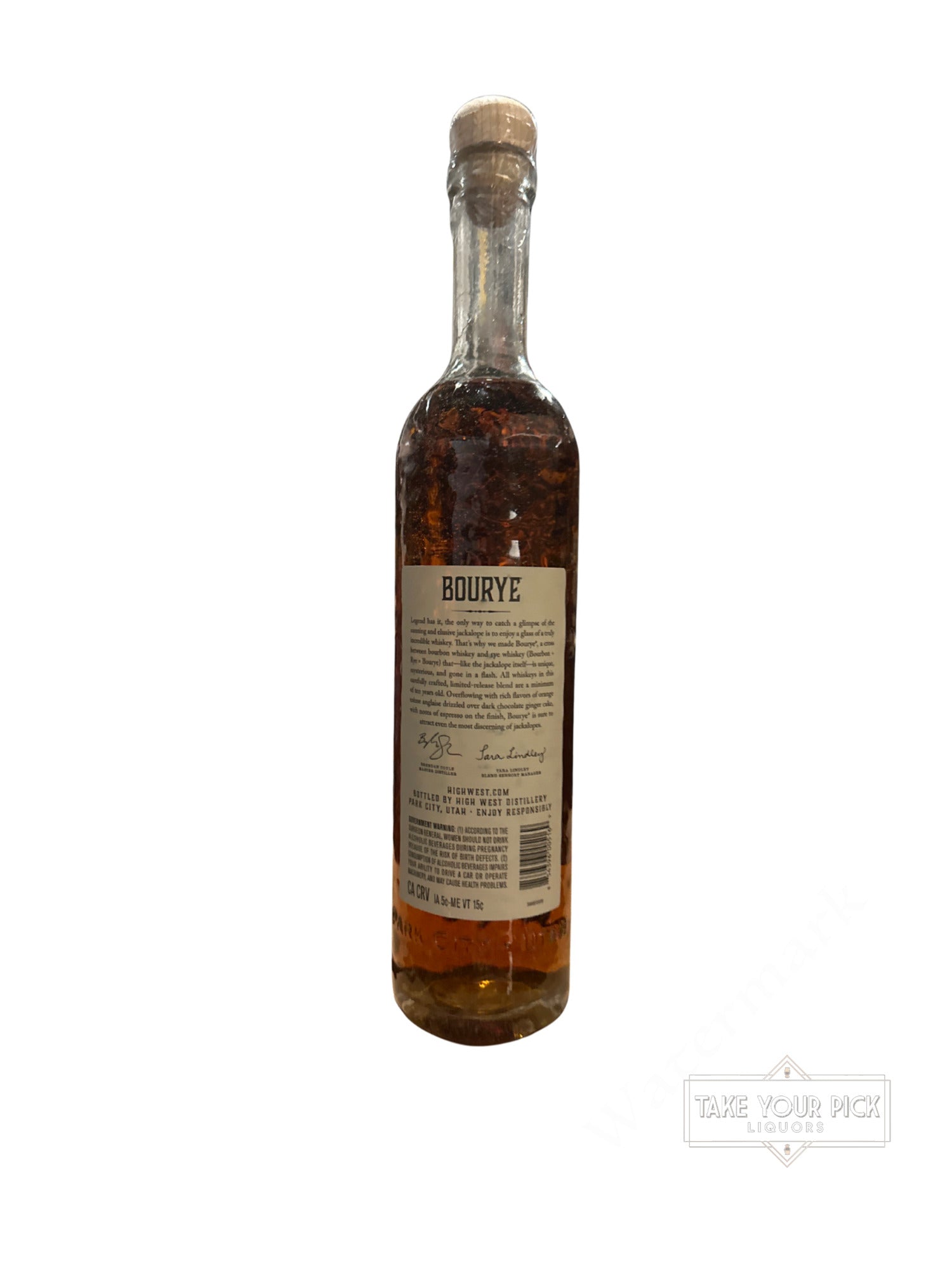 2025 High West Distillery BOURYE A BLEND OF STRAIGHT WHISKEYS 92 Proof