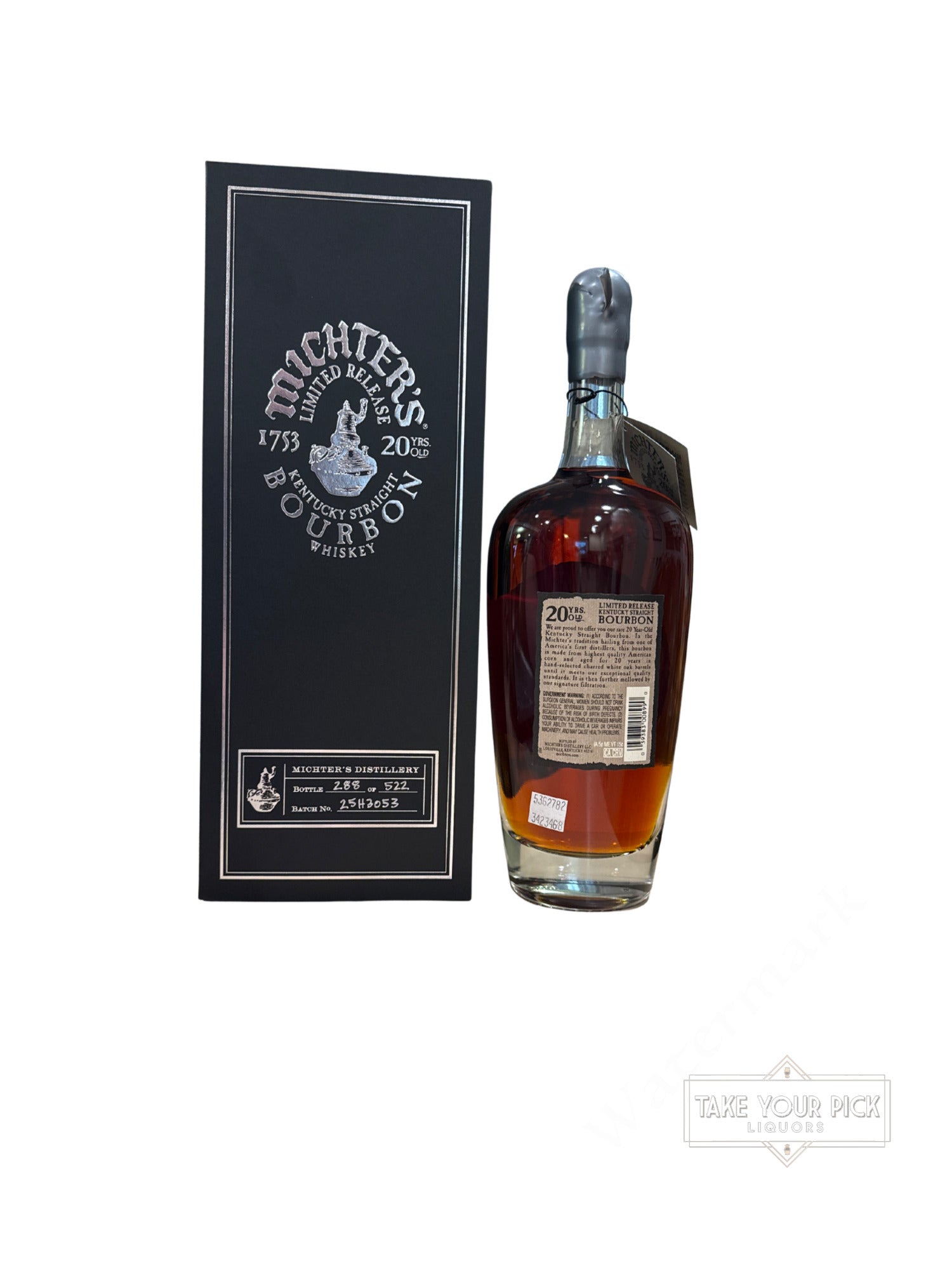 2025 Michter's 20 Year Limited Release Kentucky  114.2 Proof 750ml (Missing outer box)
