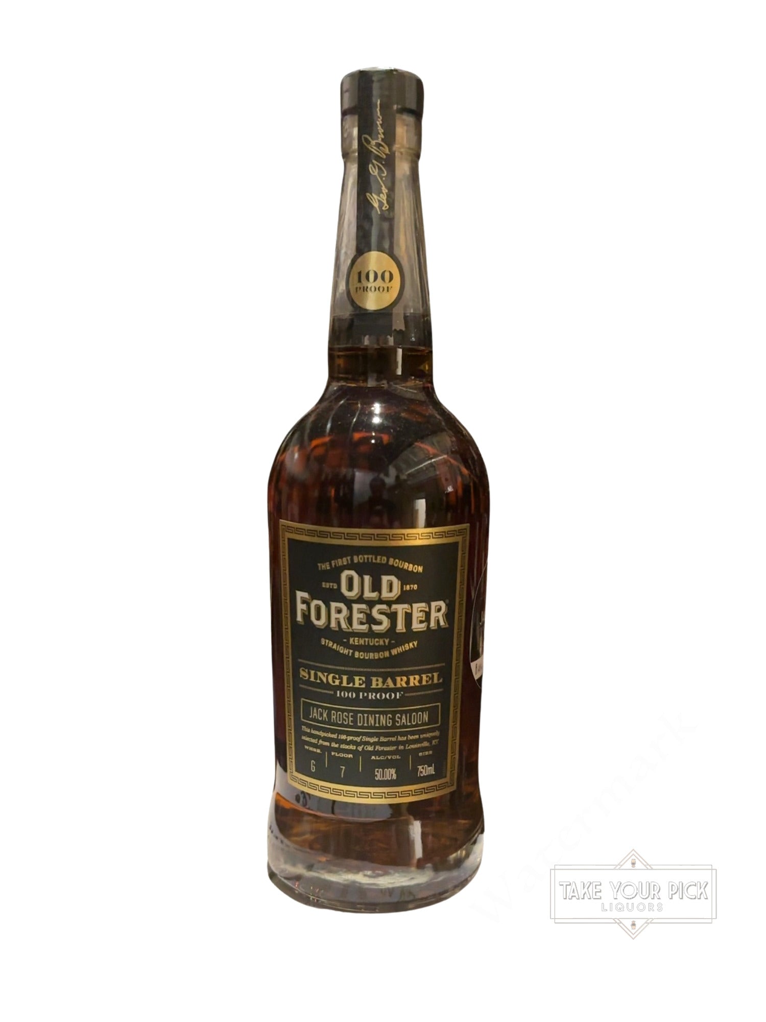 2025 Old Forester Jack Rose Dining Saloon Old Forester Single Barrel Jack Rose Dining Saloon 100 Proof