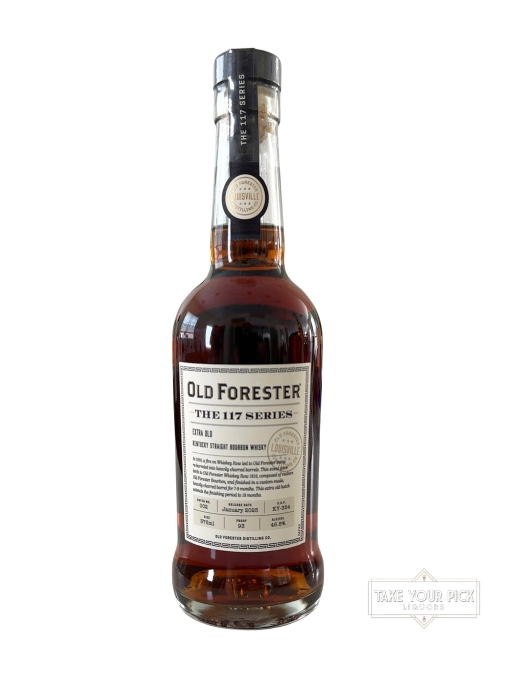 2025 Old Forester The 117 Series Extra Old 93 Proof 375ml