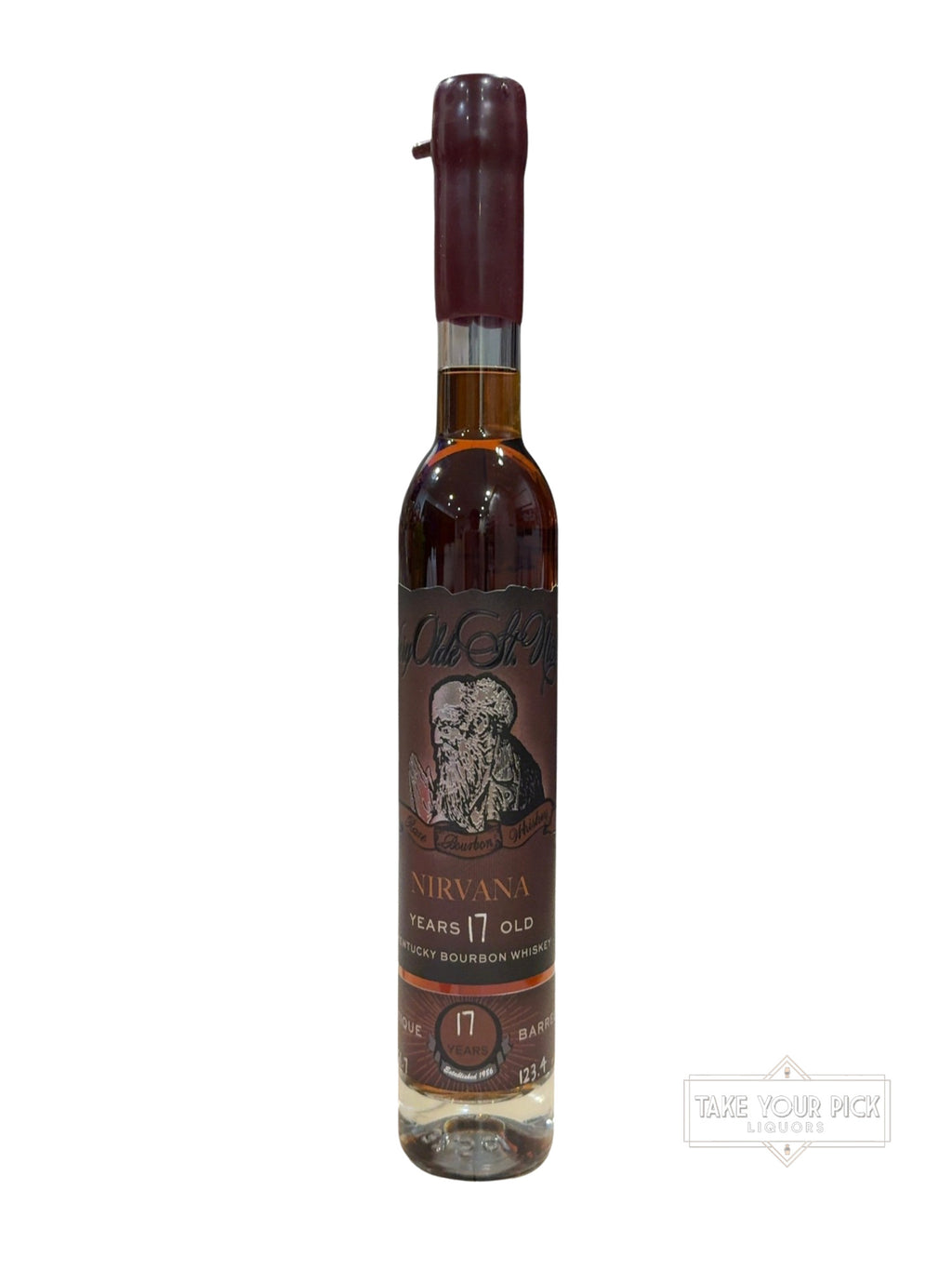 2025 Olde St. Nick's Nirvana Years 17 Old Kentucky Bourbon Whiskey 123.4 Proof 375ml