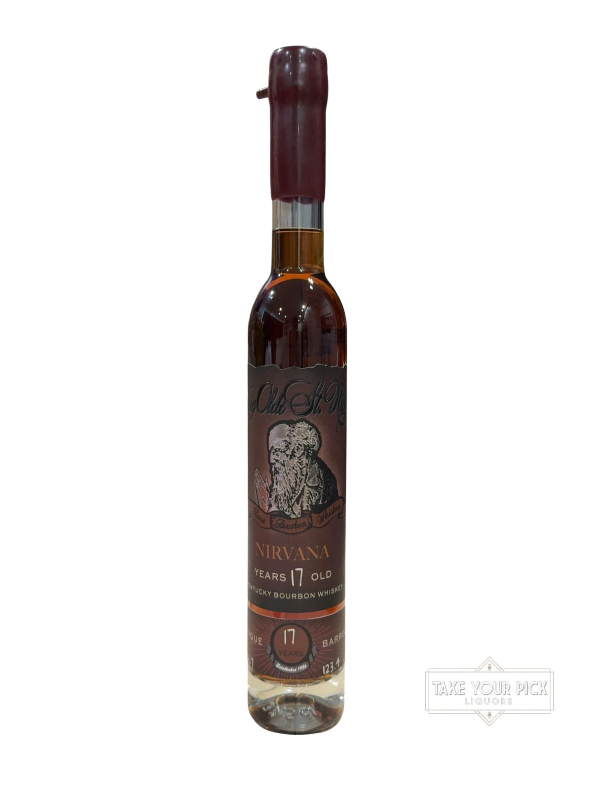 2025 Olde St. Nick's Nirvana Years 17 Old Kentucky Bourbon Whiskey 123.4 Proof 375ml