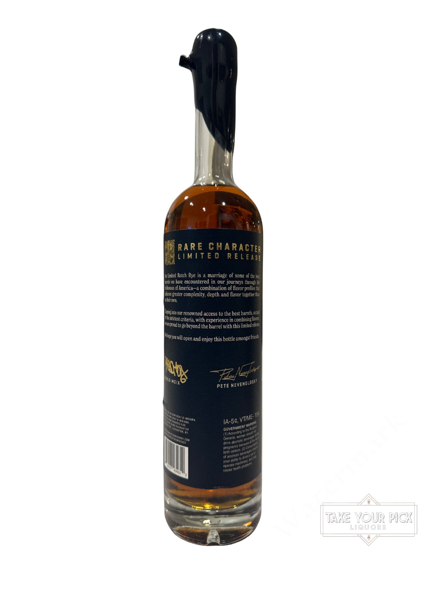 2025 Rare Character Straight Rye Whiskey 119.94 Proof