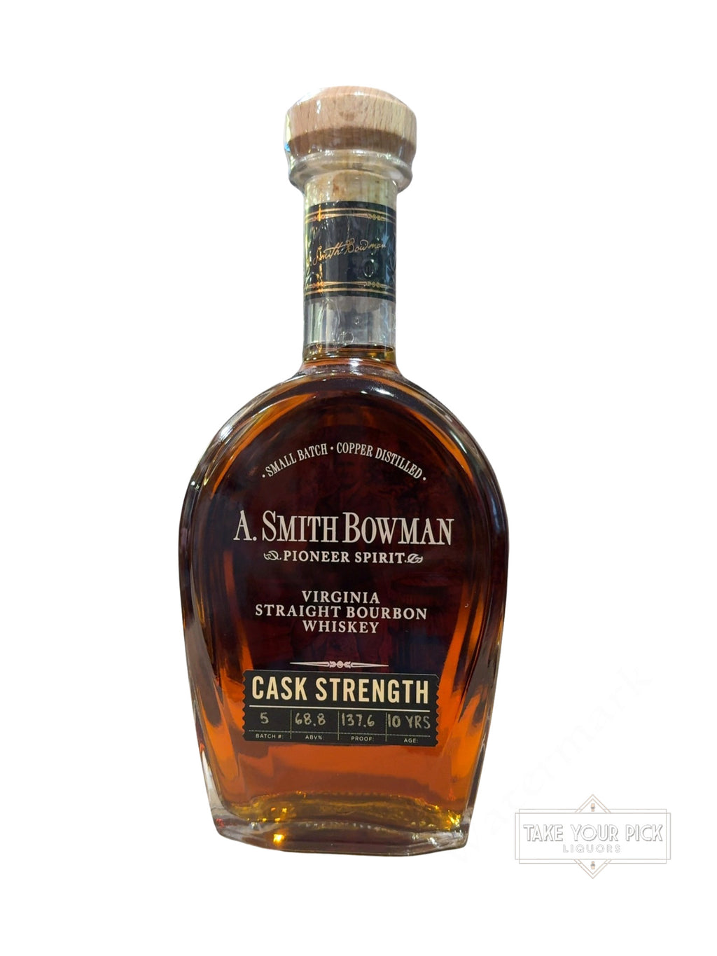 2026 A Smith Bowman Cask Strength Batch 5 137.6 Proof 750ml Batch 5
