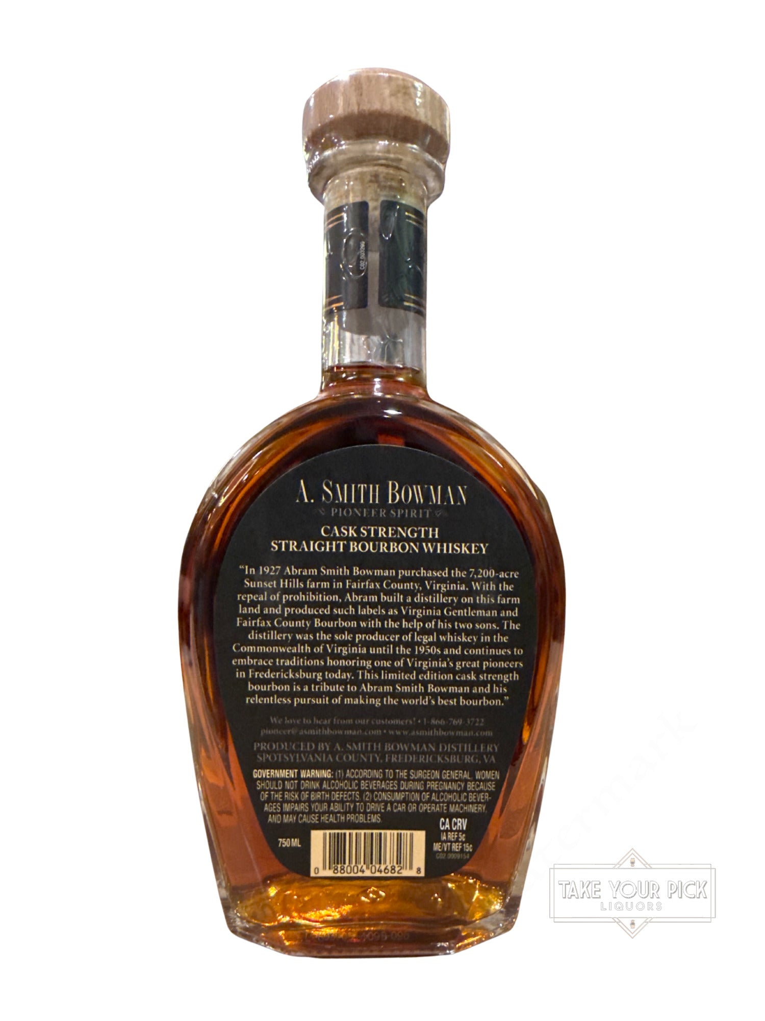 2026 A Smith Bowman Cask Strength Batch 5 137.6 Proof 750ml Batch 5