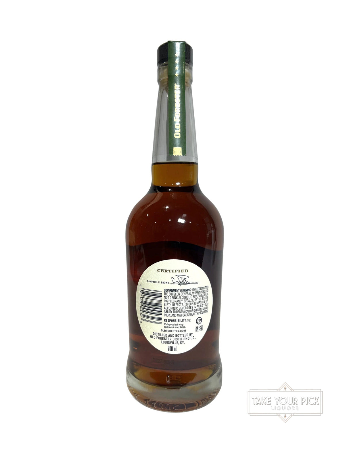 2026 Old Forester The President's Choice Rye 110.4 Proof 700ml