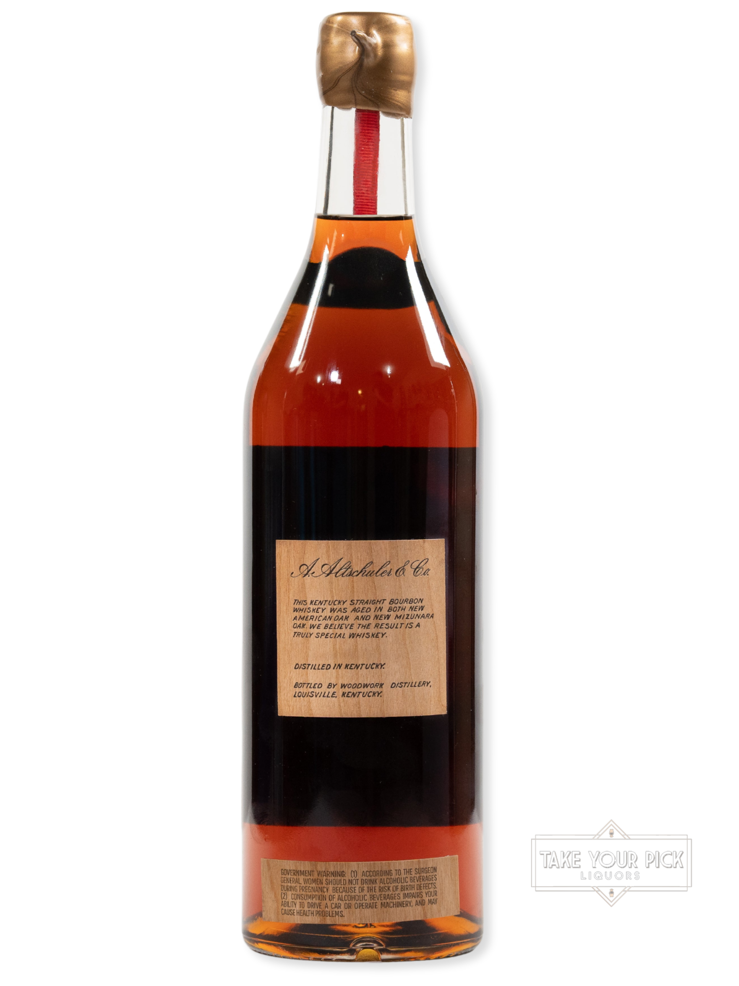 A. Altschuler 17 Year Kentucky Straight Bourbon Aged in American and Mizunara Oak Barrel 111.56 proof 22-Z