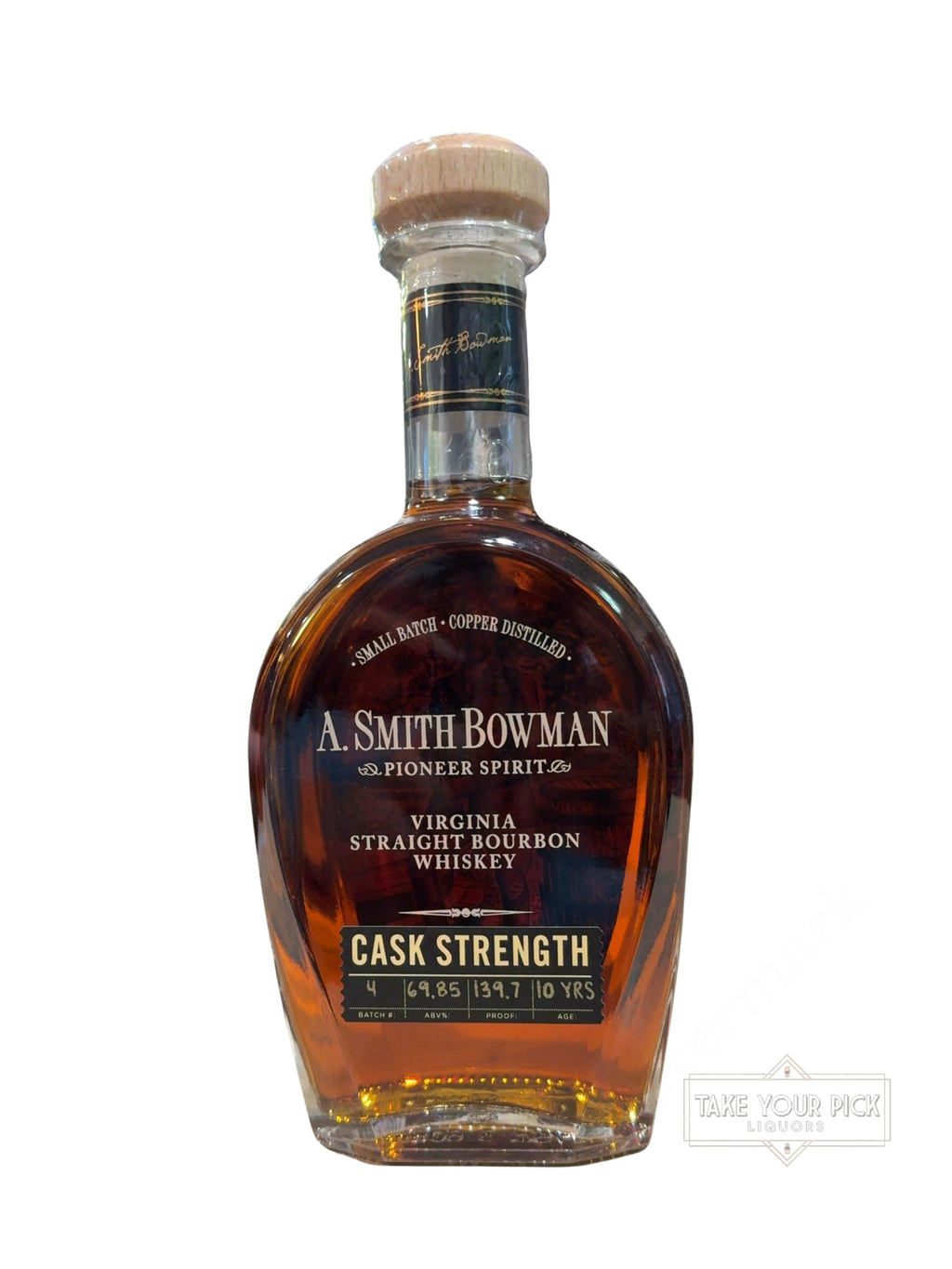 A. Smith Bowman Cask Strength Batch 4 139.7 Proof 750ml