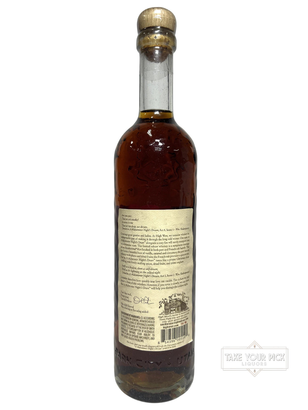 A Midwinter Nights Dram Act 3, Scene 1 - 98.6 Proof