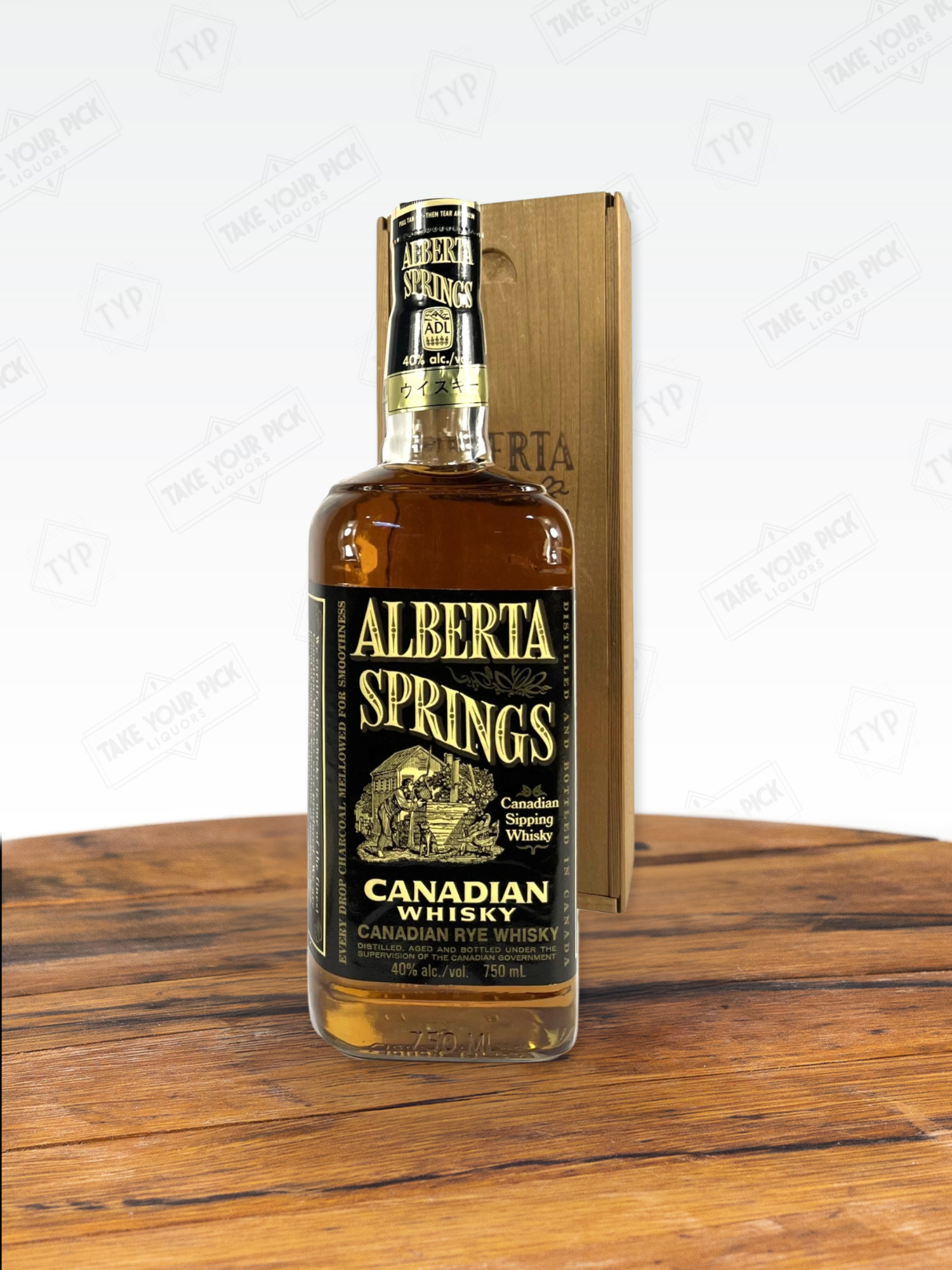 Alberta Springs Canadian Whisky 1979 with box