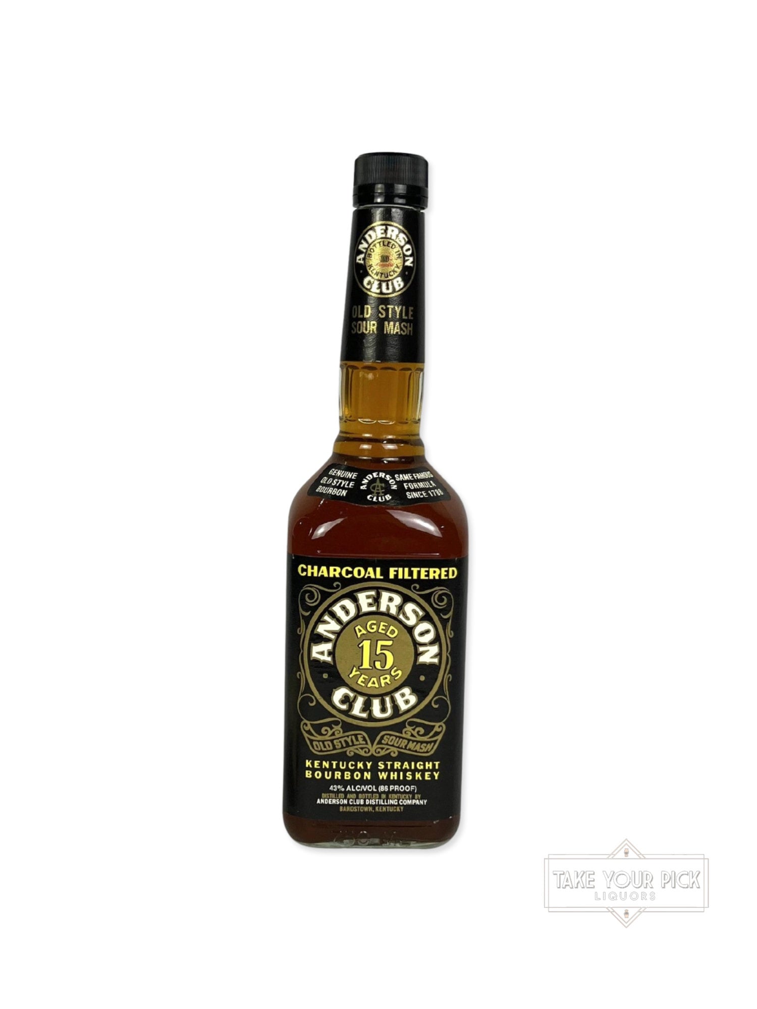 Anderson Club 15-year 1999 (pre-fire) - 86 Proof