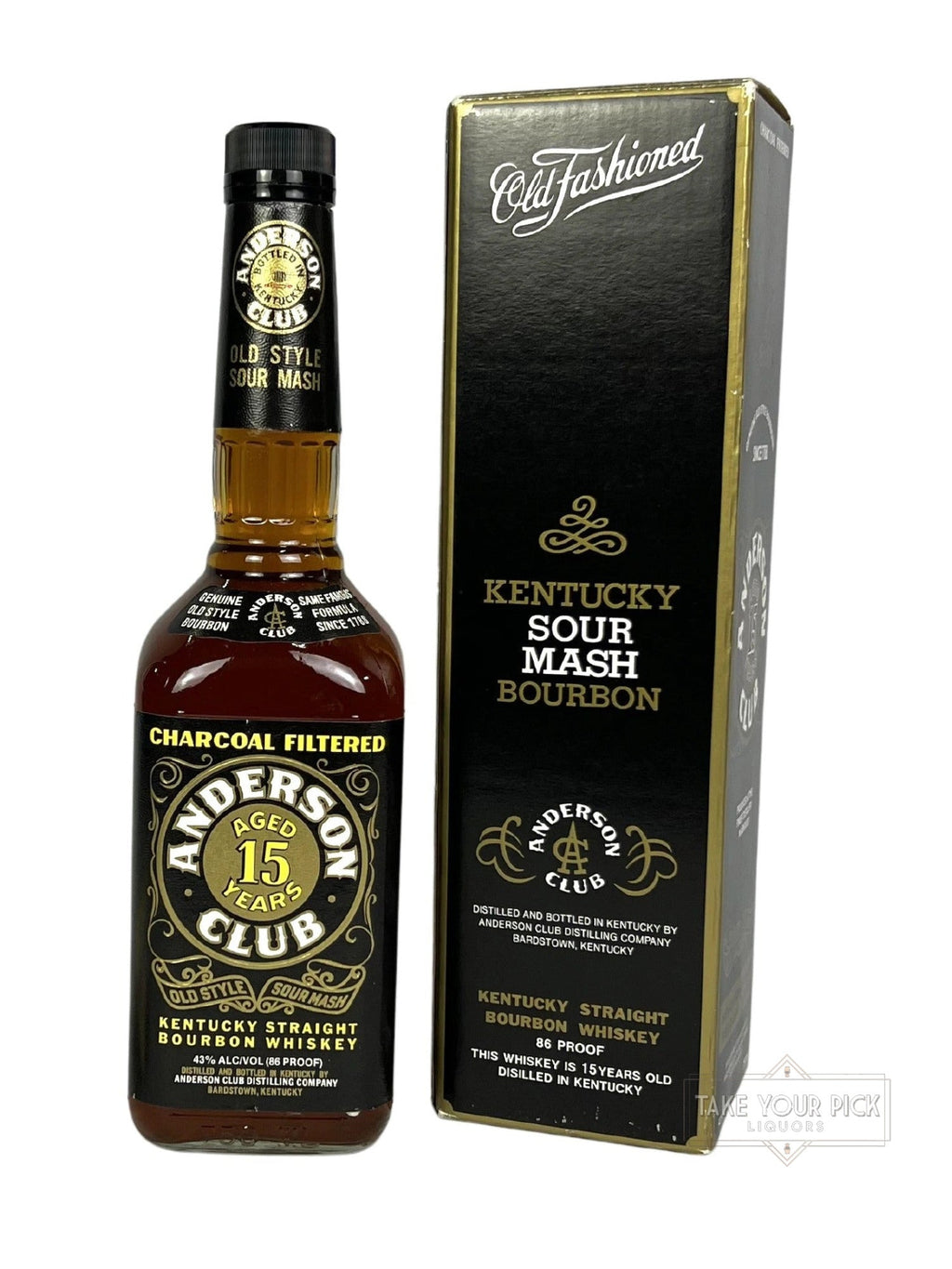 Anderson Club 15-year 1999 (pre-fire) - 86 Proof