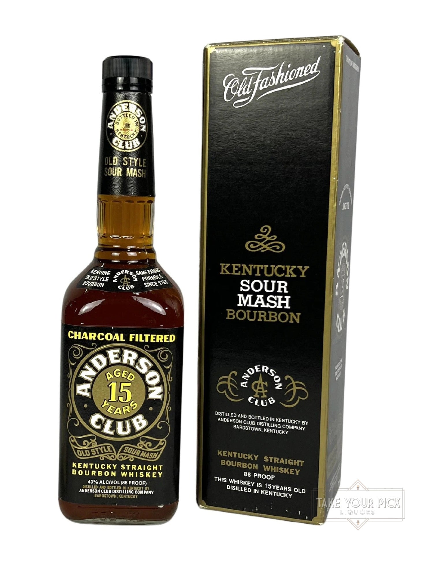 Anderson Club 15-year 1999 (pre-fire) - 86 Proof