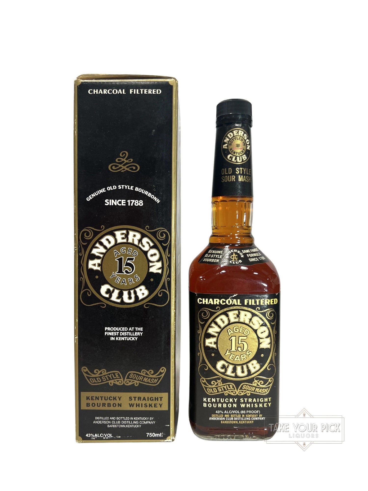 Anderson Club 15-year 1999 (pre-fire) - 86 Proof