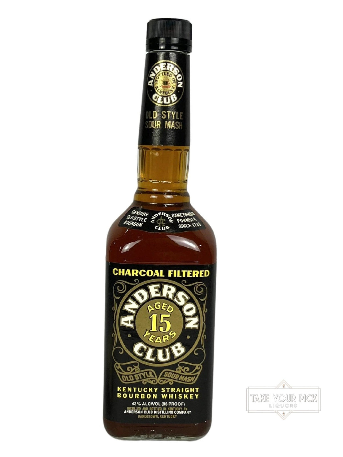 Anderson Club 15-year 1999 (pre-fire) - 86 Proof