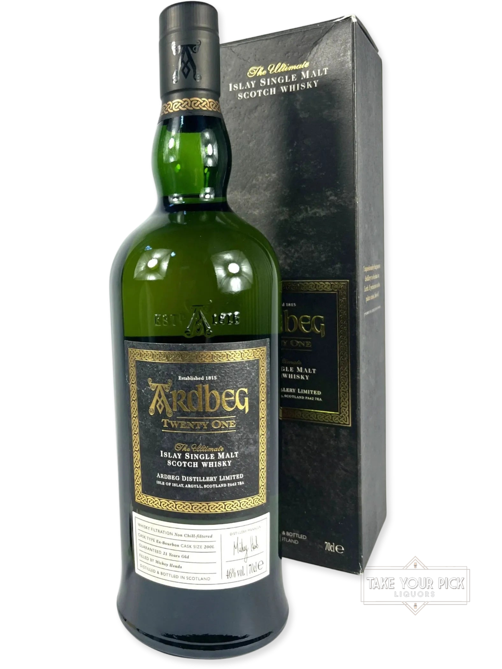 Ardbeg Twenty One 2016 - 92 Proof - Bottle Front