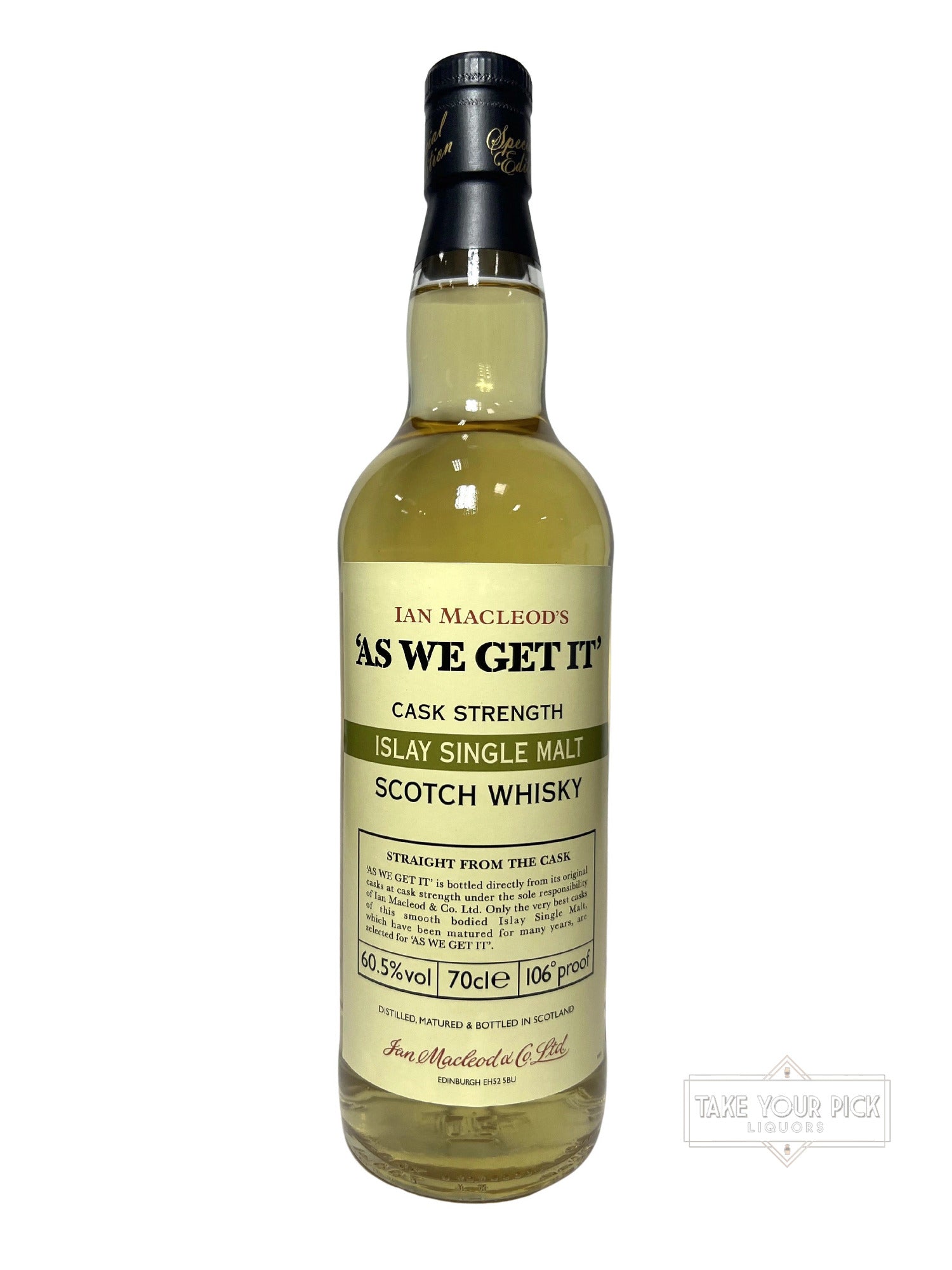 As We Get It Islay Single Malt - 106 Proof