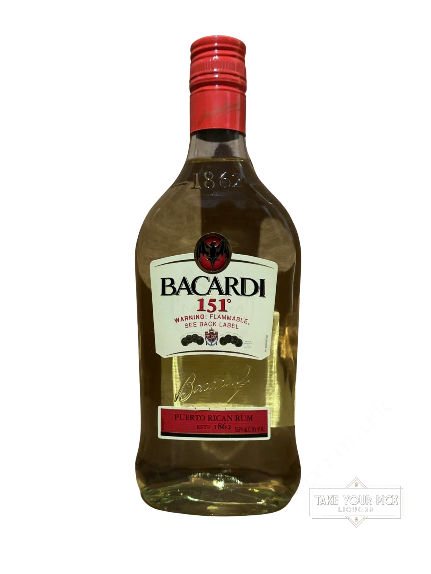 BACARDI 151° 151 Proof- 375ml