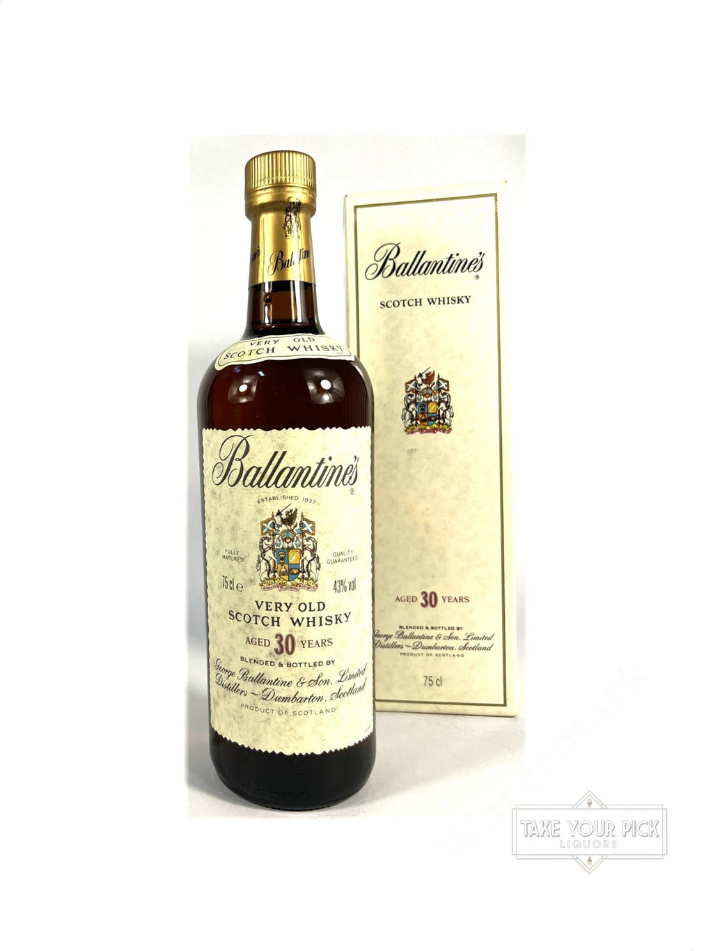 Ballantine's 30-year 1990's - 86 Proof