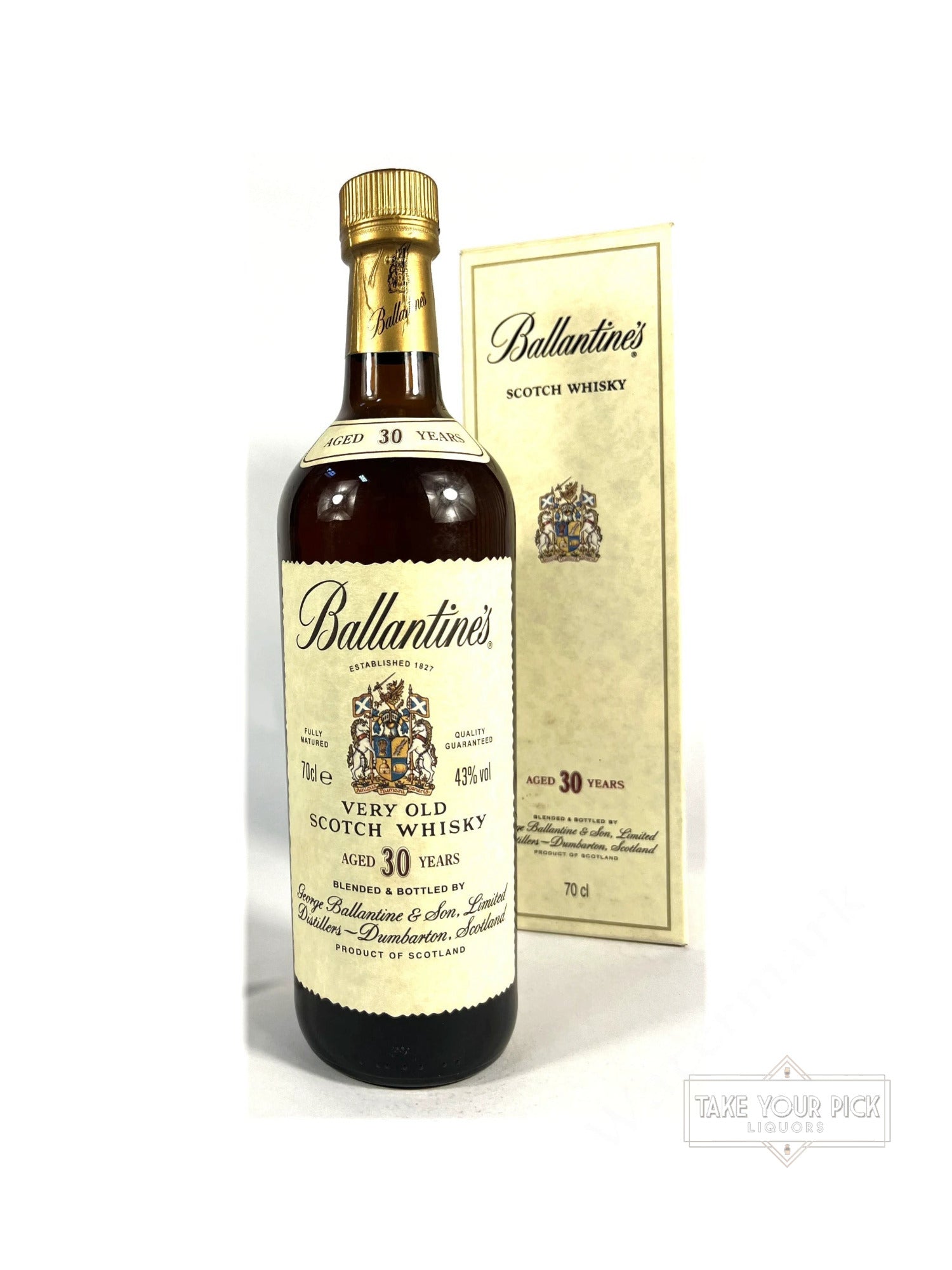 Ballantine's 30-year 1990's 700ml - 86 Proof