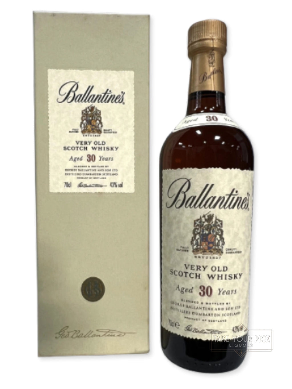 Ballantine's 30-year 1990's with box