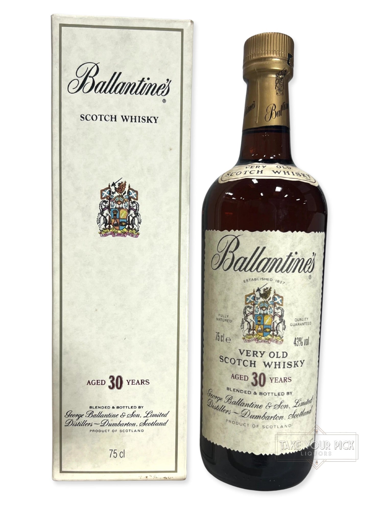 Ballantine's 30-year 1990's with box