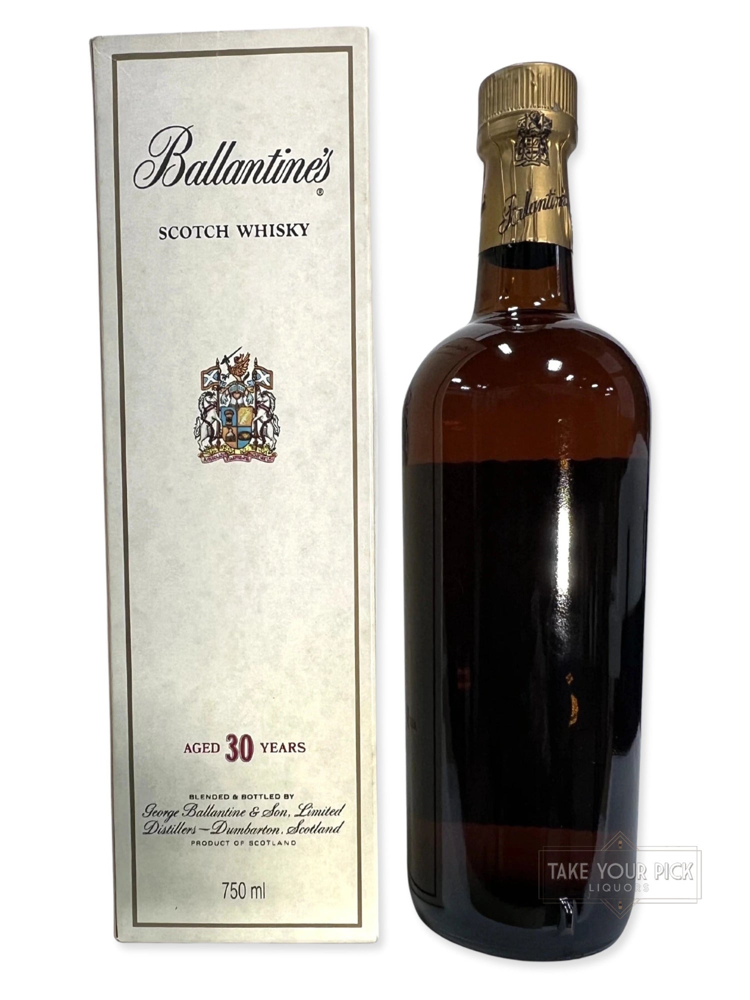 Ballantine's 30-year 1990's with box