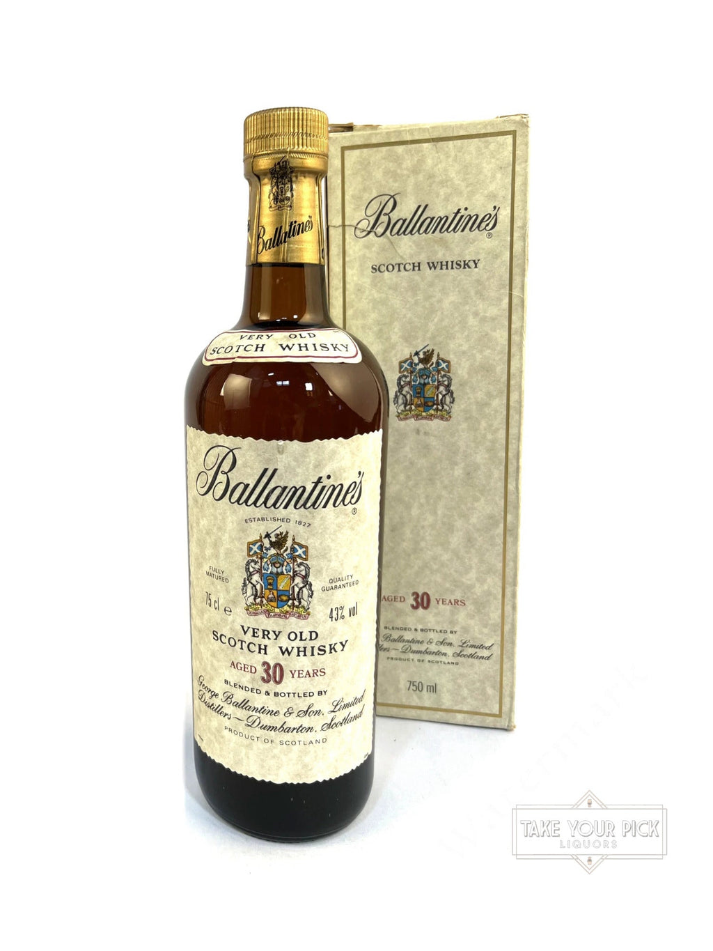 Ballantine's 30 Year 1990's - 86 Proof
