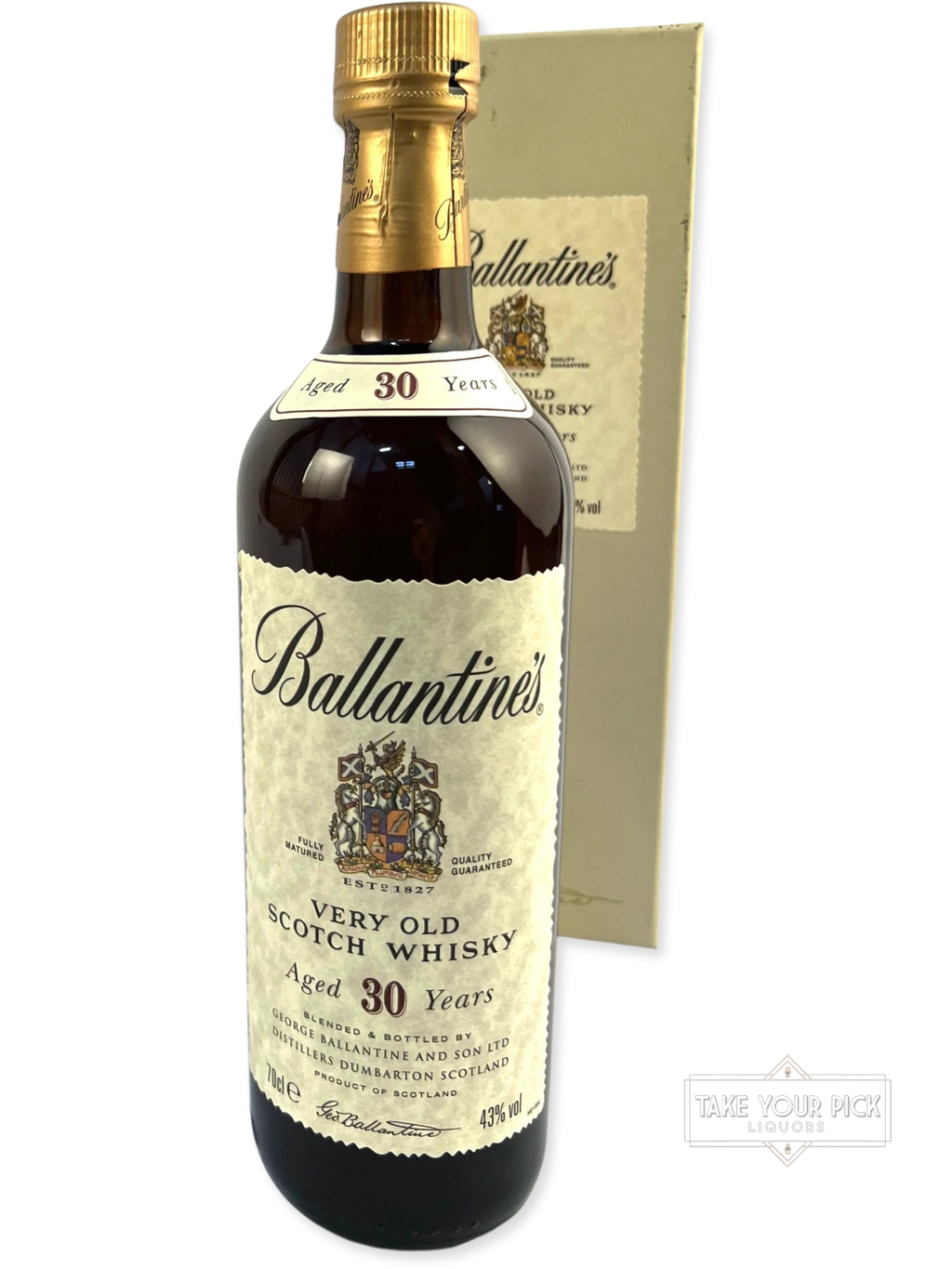Ballantine's Very Old Scotch Whisky Aged 30 Years
