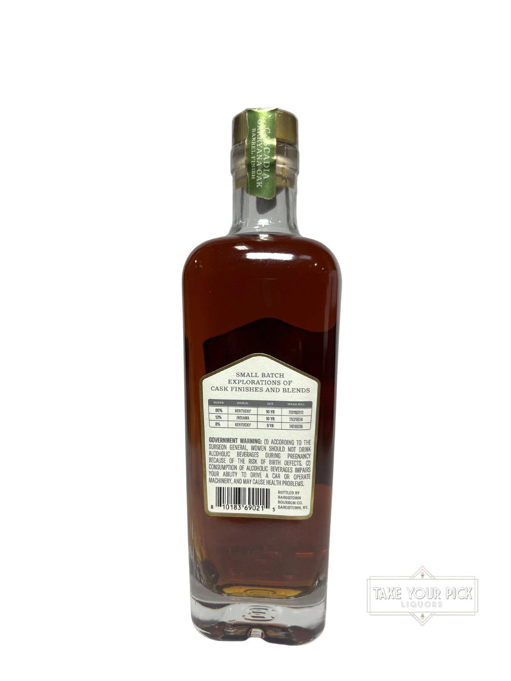 2026 Bardstown Bourbon Company Cascadia Garryana Oak Barrel Finish 107.5 Proof 375ml
