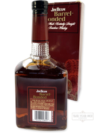 Beam Barrel-Bonded 1992 with box - 100 Proof - Bottle Back