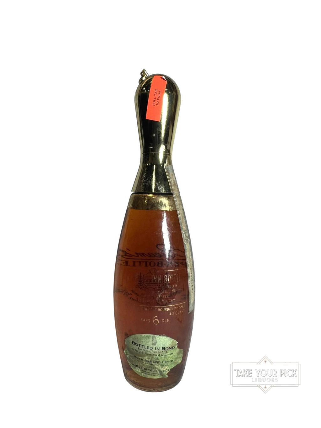 Beam Bowling Pin Bottled in Bond 86 Proof 1971 750ml