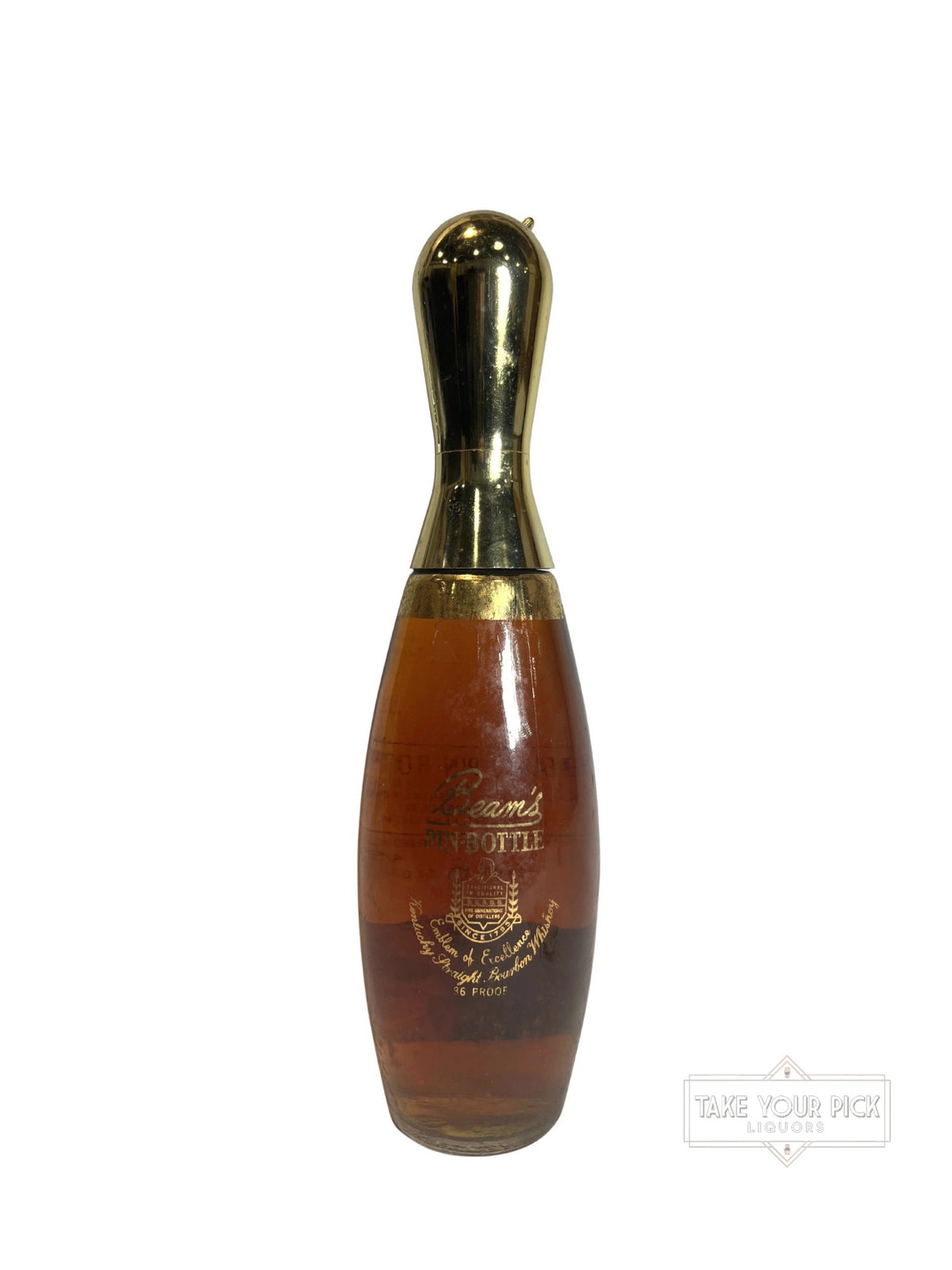 Beam Bowling Pin Bottled in Bond 86 Proof 1971 750ml