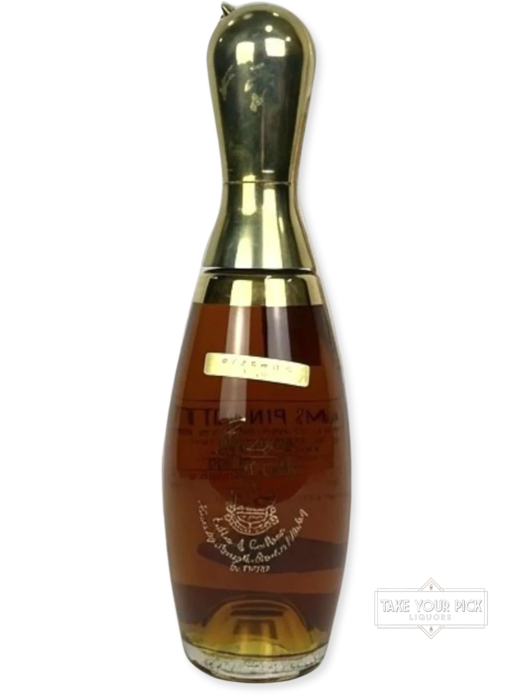 Beam's Pin Bottle 1978 - 86 Proof - Bottle Front