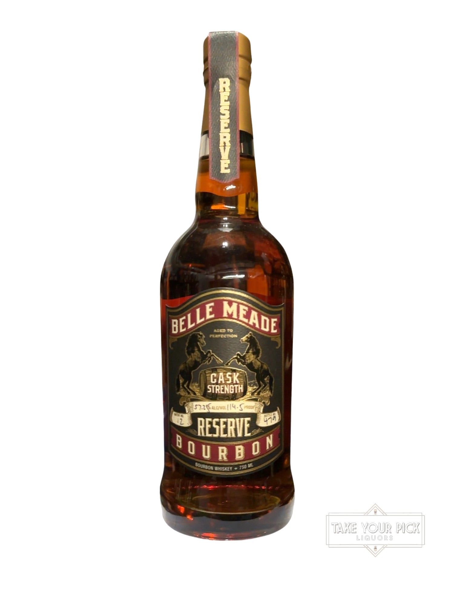 Belle Meade Cask Strength Reserve Bourbon 114.5 Proof 750ml