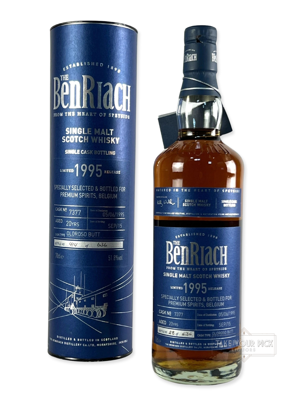 BenRiach 20-year Oloroso 1995 - 103.6 Proof