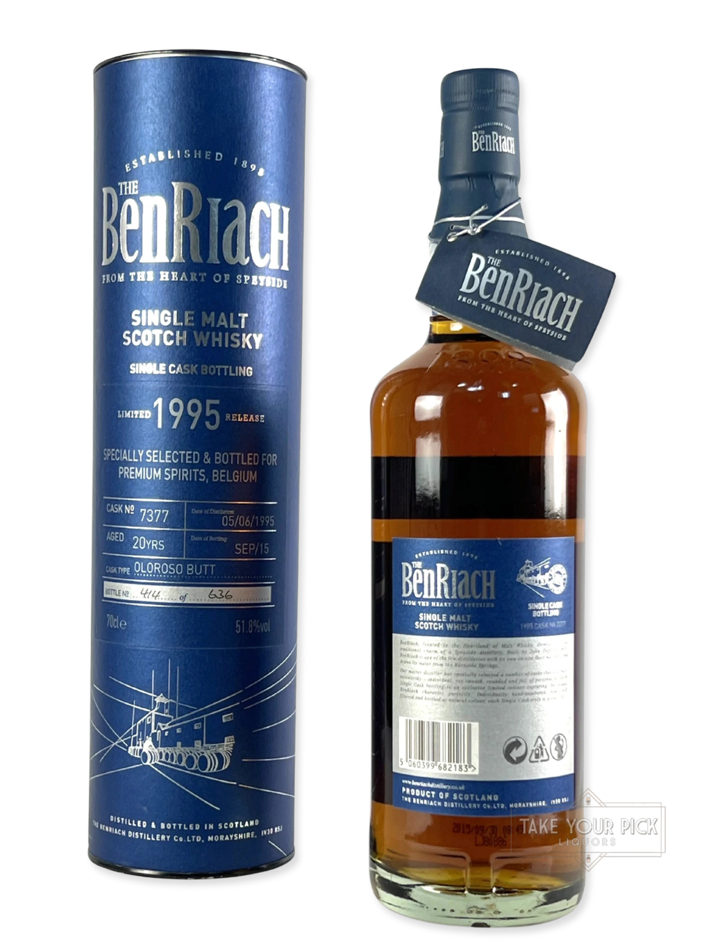BenRiach 20-year Oloroso 1995 - 103.6 Proof