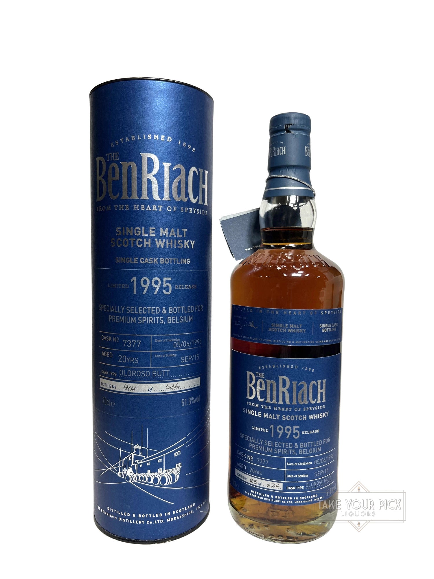 BenRiach 20-year Oloroso 1995 - 103.6 Proof