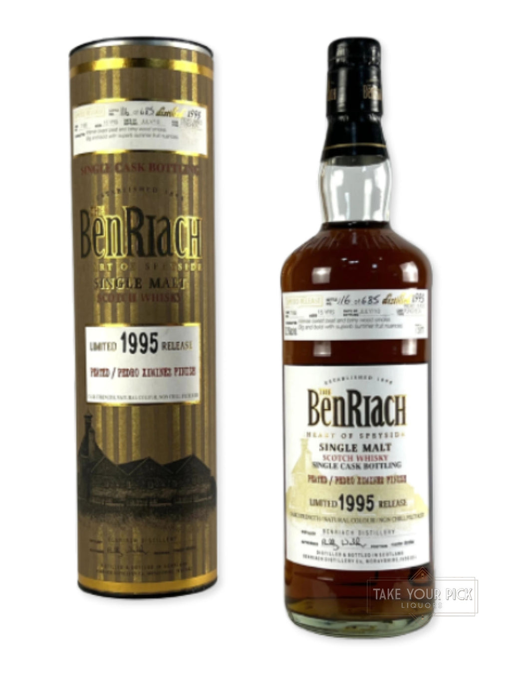 BenRiach Release Peated / Pedro Ximinez Finish 1995–2010