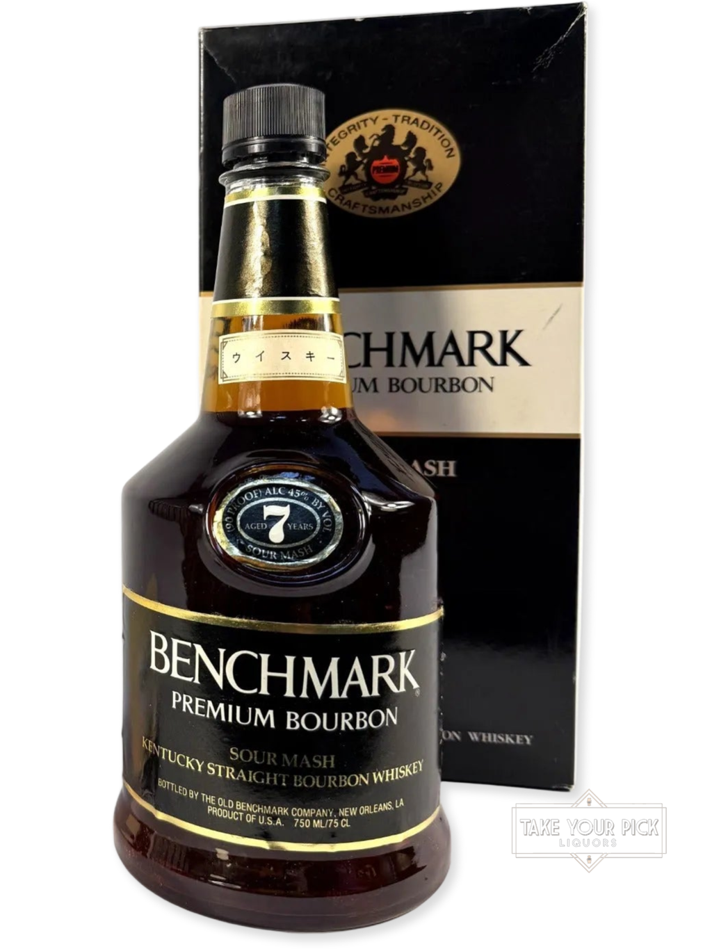 Benchmark 7-year Bourbon 1998 - 90 Proof - Bottle Front