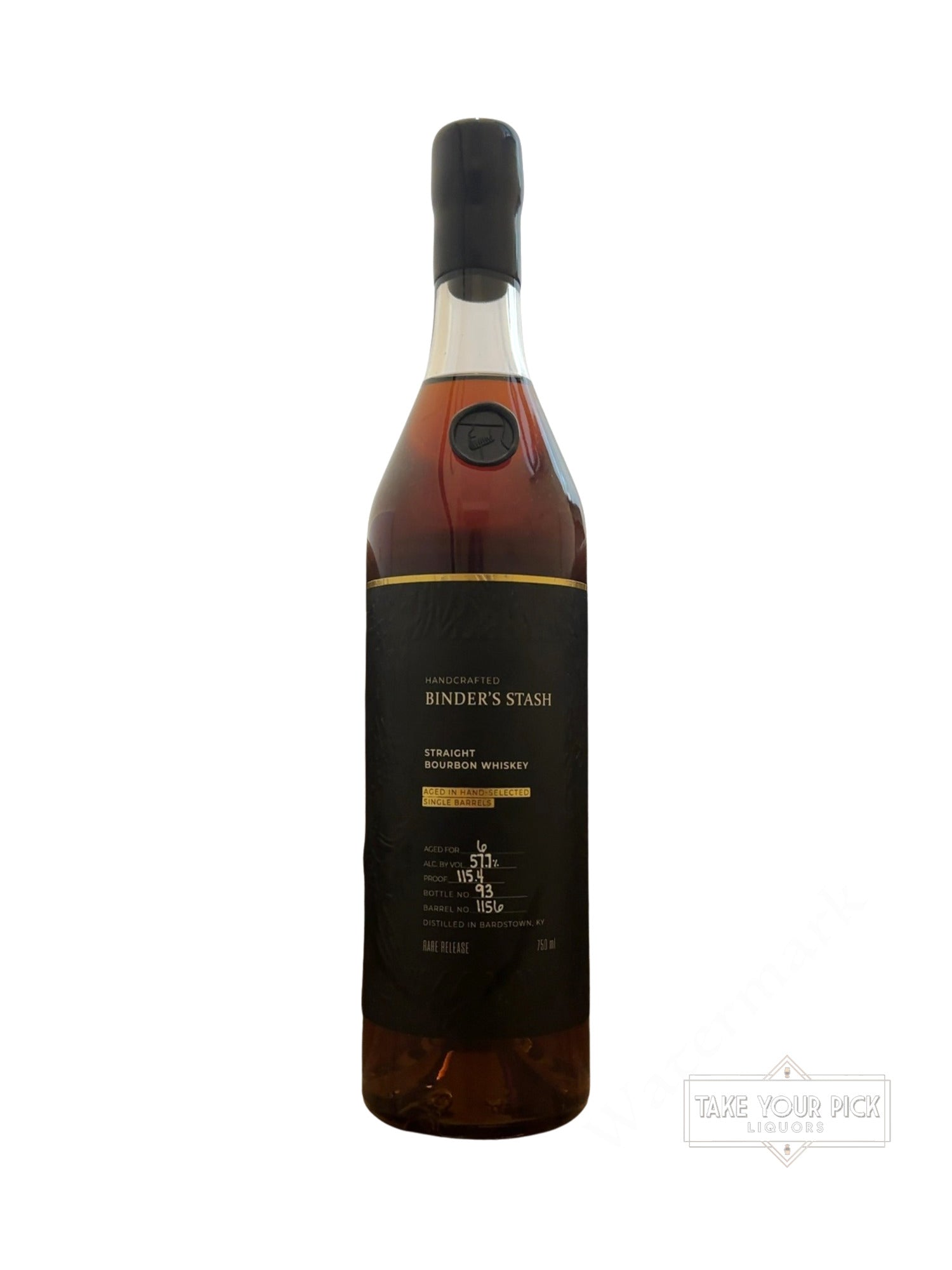 Binder's Stash Straight Bourbon Whiskey 115.4 Proof
