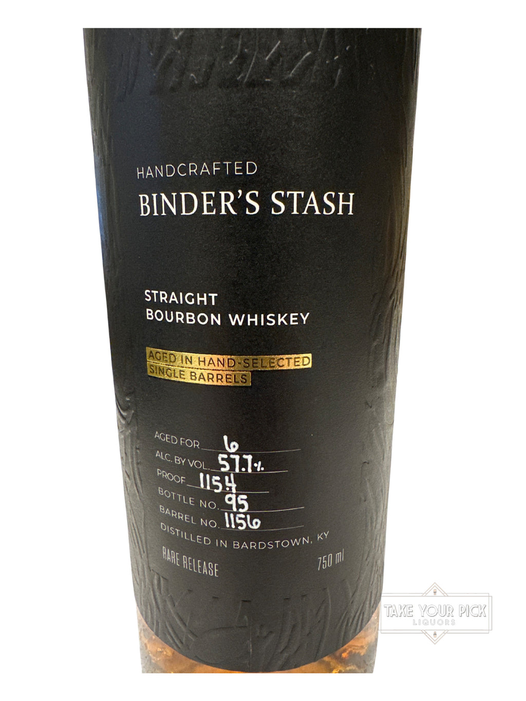 2025 Binder's Stash Candy Jar Straight Bourbon Whiskey 115.4 Proof