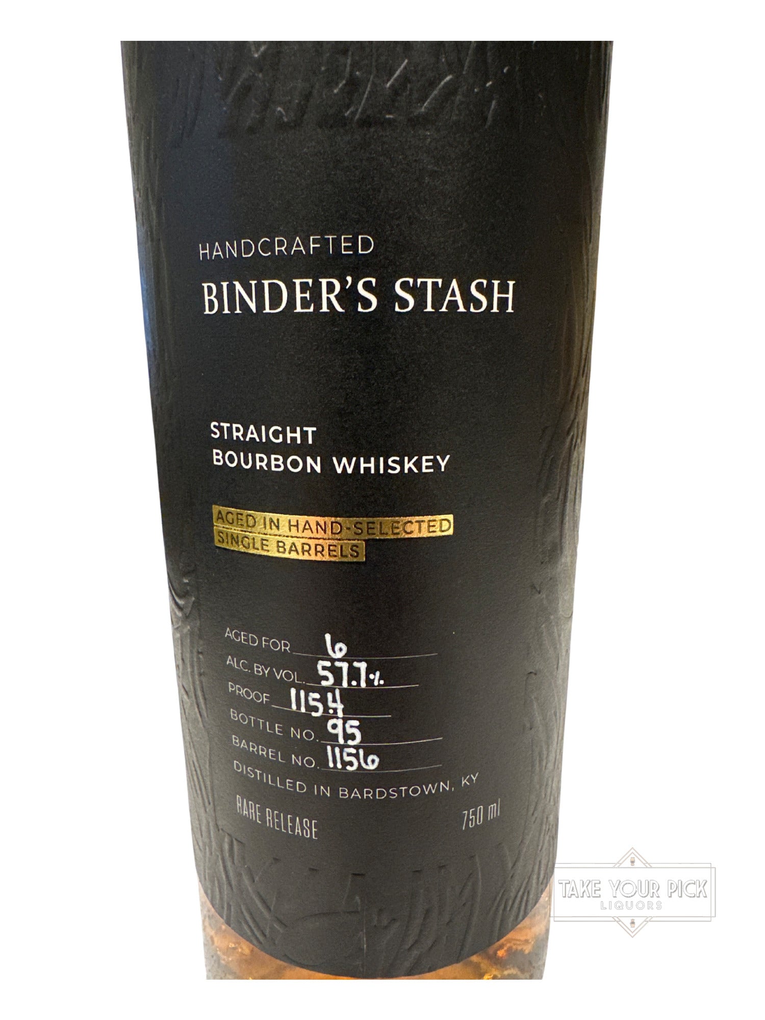 2025 Binder's Stash Candy Jar Straight Bourbon Whiskey 115.4 Proof