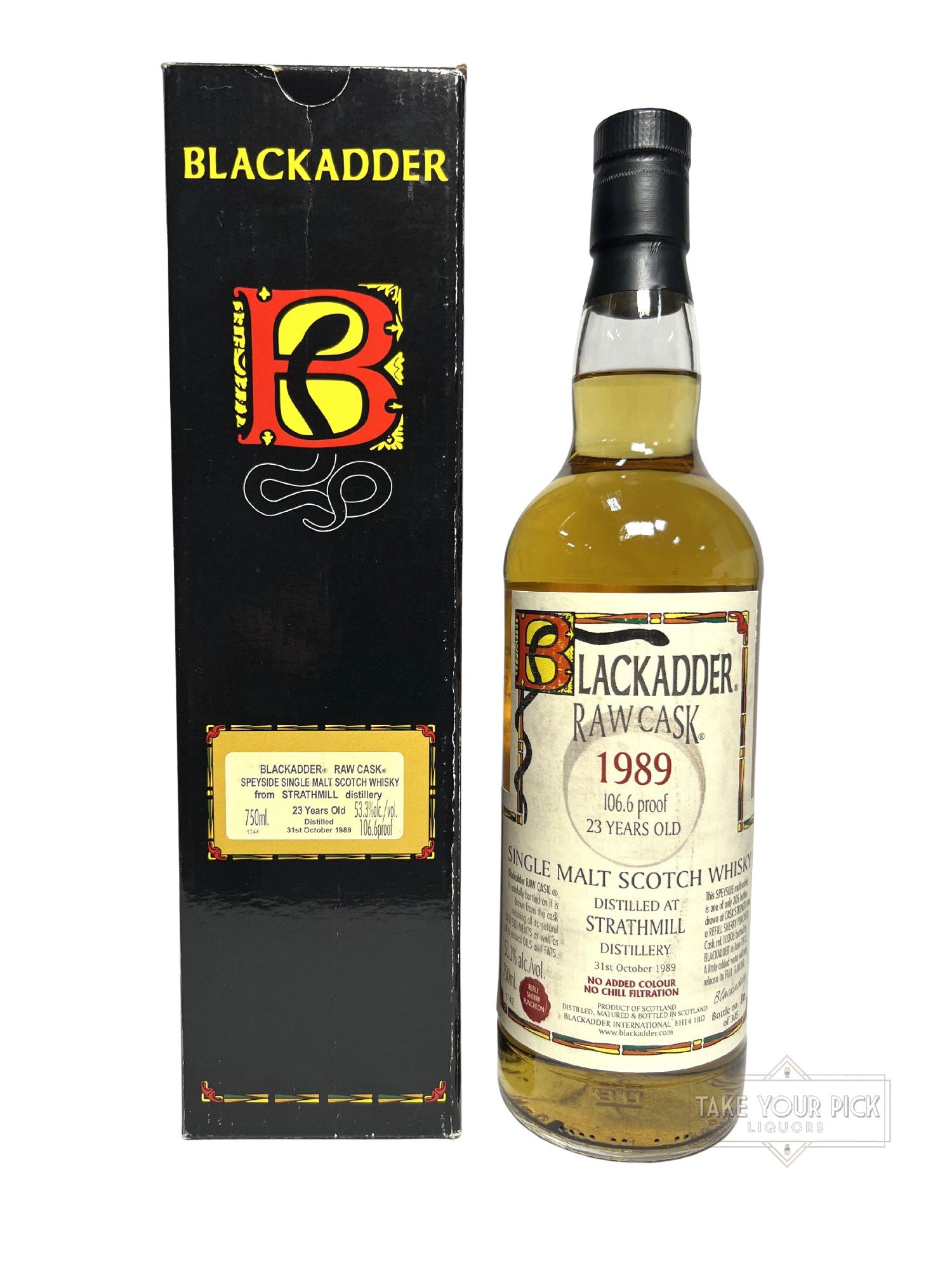 Blackadder Raw Cask Strathmill 23-year 2013 - 106.6 Proof