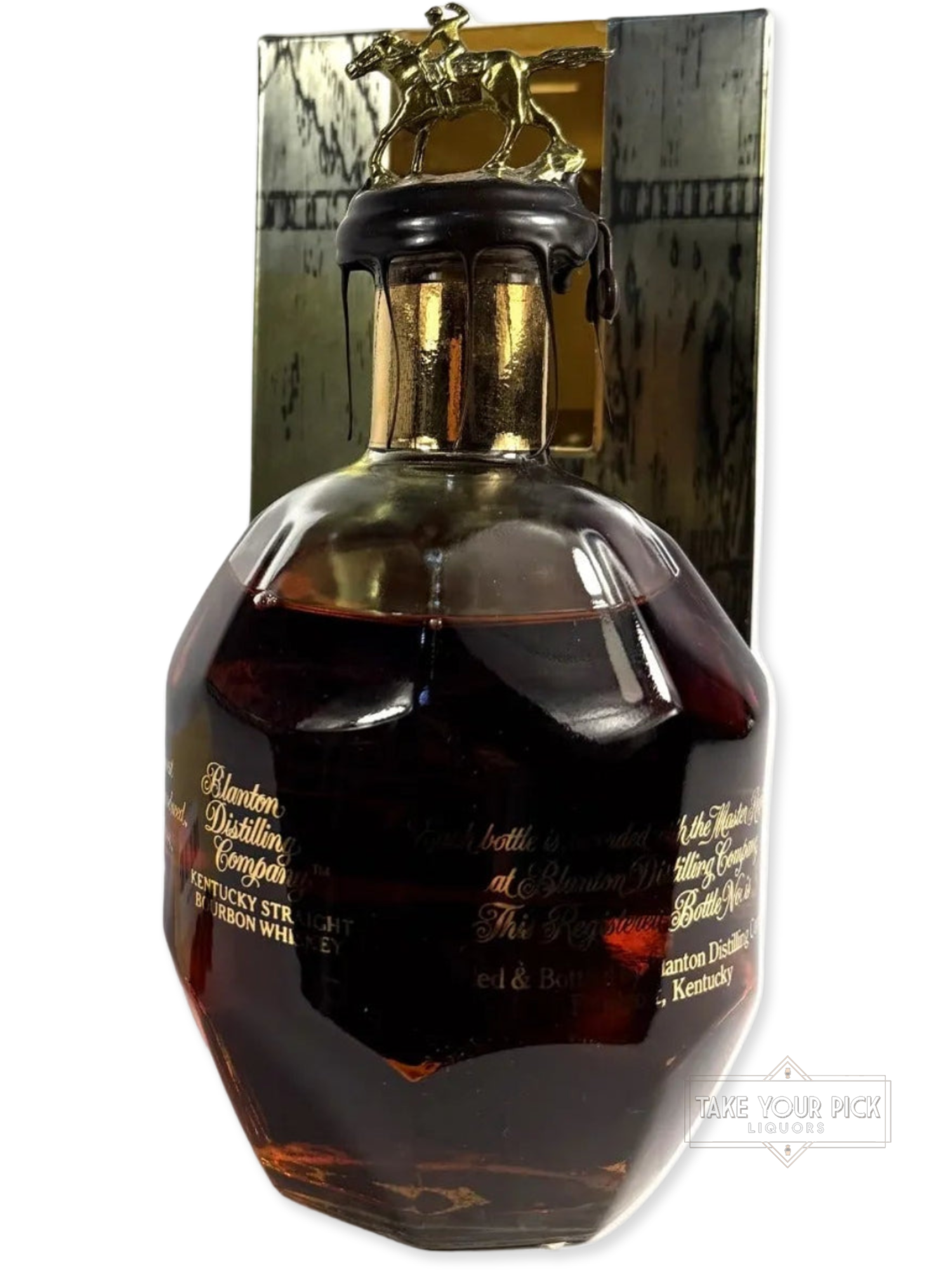 Blanton's Gold 2004 700ml - 103 Proof - Bottle Back