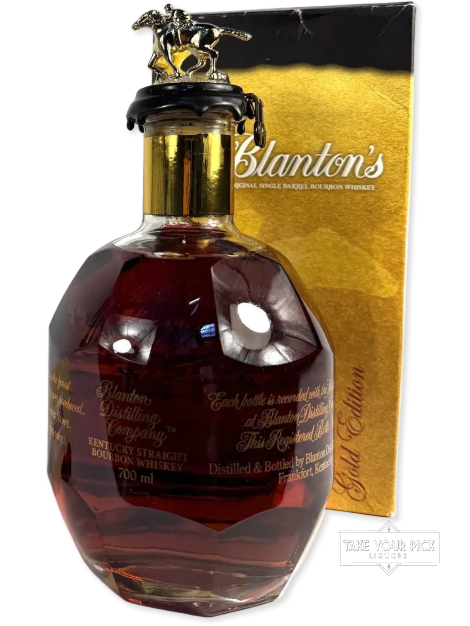 Blanton's Gold 2018 (700ml) - 103 Proof - Bottle Back